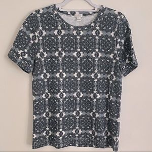 J.Crew Short Sleeve Printed Terry Tee